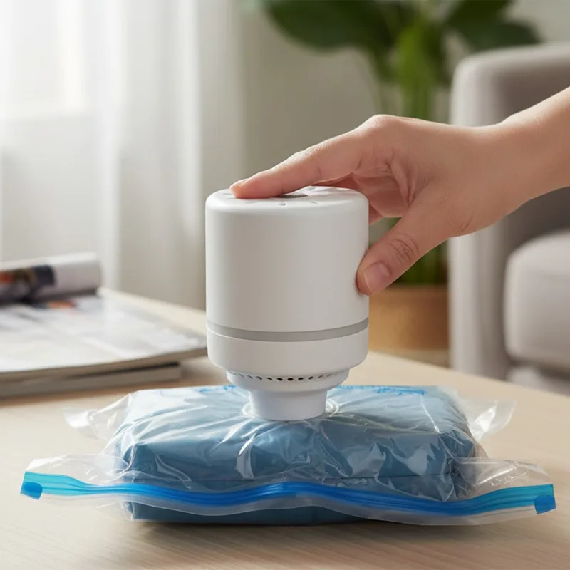 Electric Air Pump & Automatic Vacuum Sealer – Space Saver for Clothes & Food 5