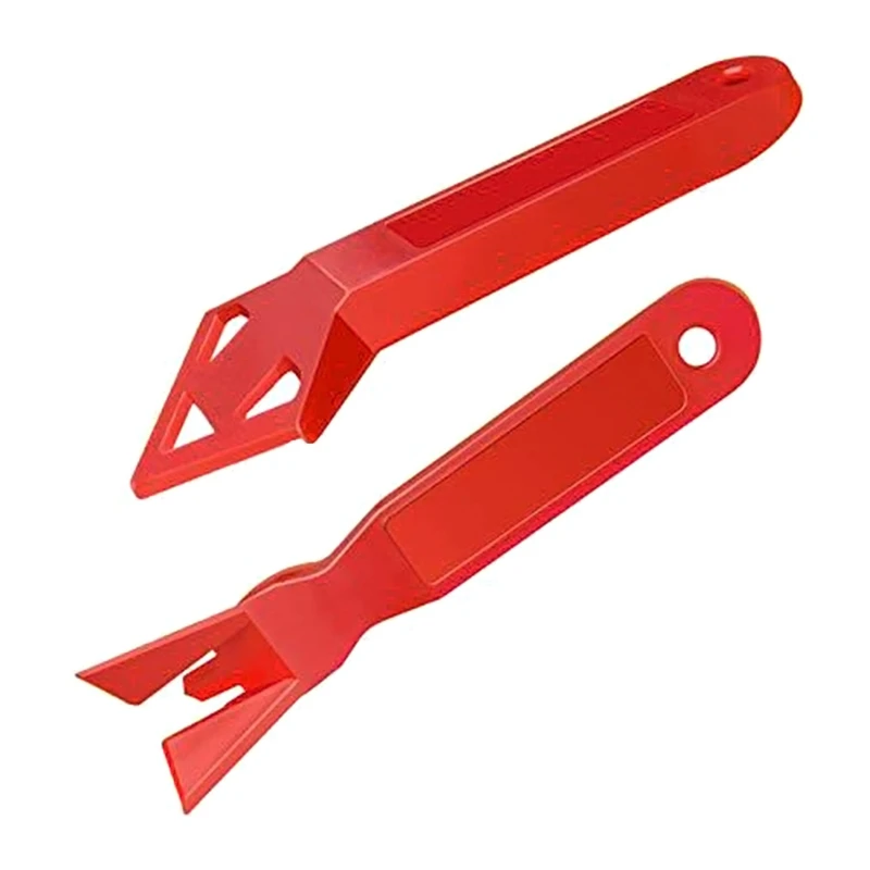 

2 Pcs Glass Glue Scraper Practical Silicone Caulking Tool for Home Kitchen