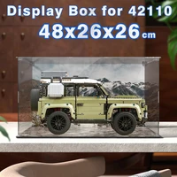 Acrylic display box for  42110 display case for Land Rover building  block dustproof clear model car storage box 1