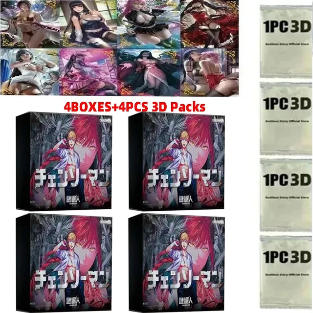  Chainsaw Anime Man Cards,10 Booster Packs 30 Cards  Total,Denji,Booster Box TCG Trading Collection : Toys & Games