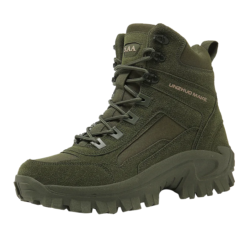 Sapatos de caminhada à prova dwaterproof água alta superior tático esporte sapatos masculinos ao ar livre sapatos de escalada de montanha botas de caça botas ao ar livre