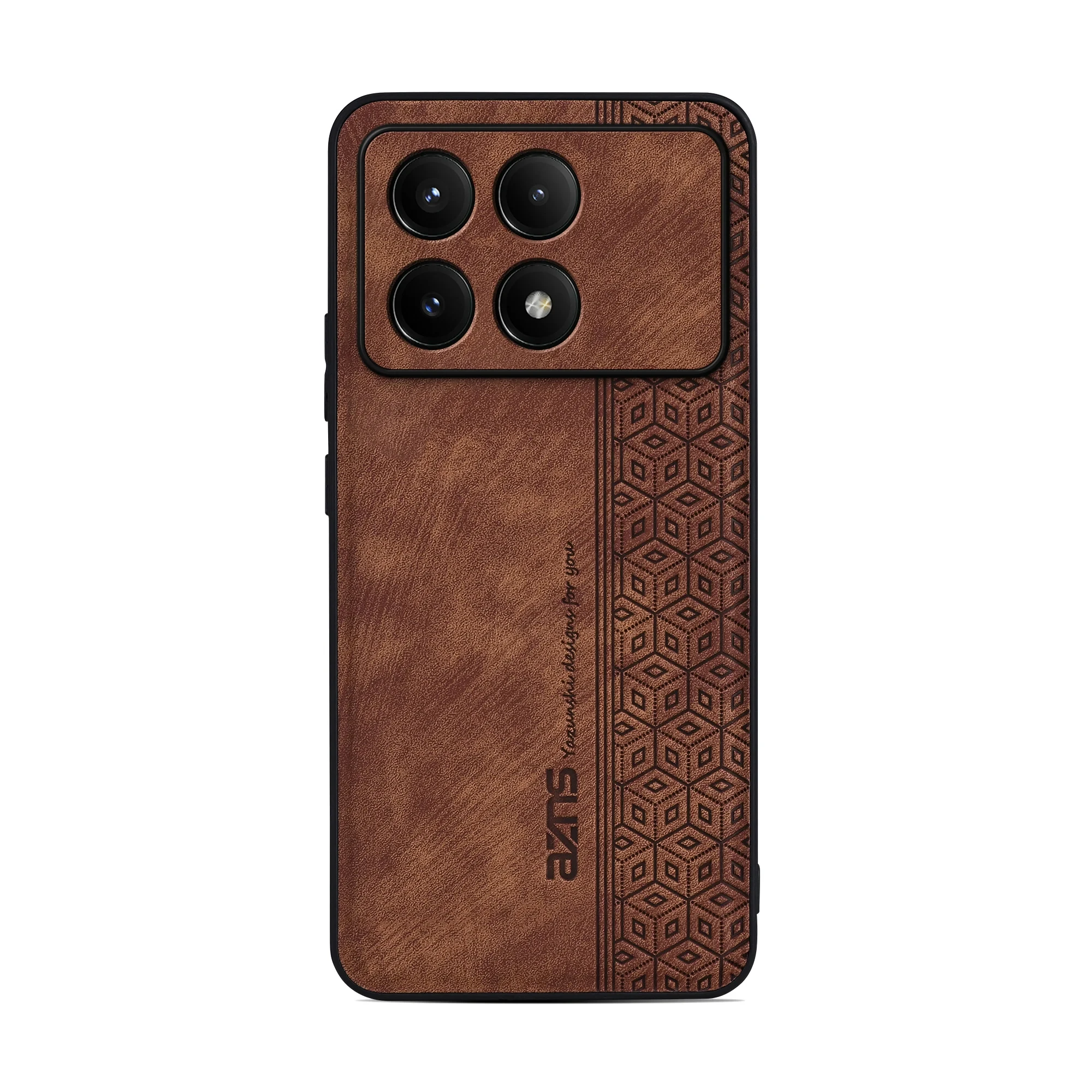 Luxury Leather Embossed Shockproof Phone Case
