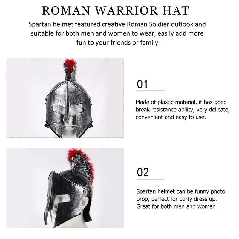 Ancient Roman Warriors Costume Ball Cosplay Hat Party Stylish Hat Decor