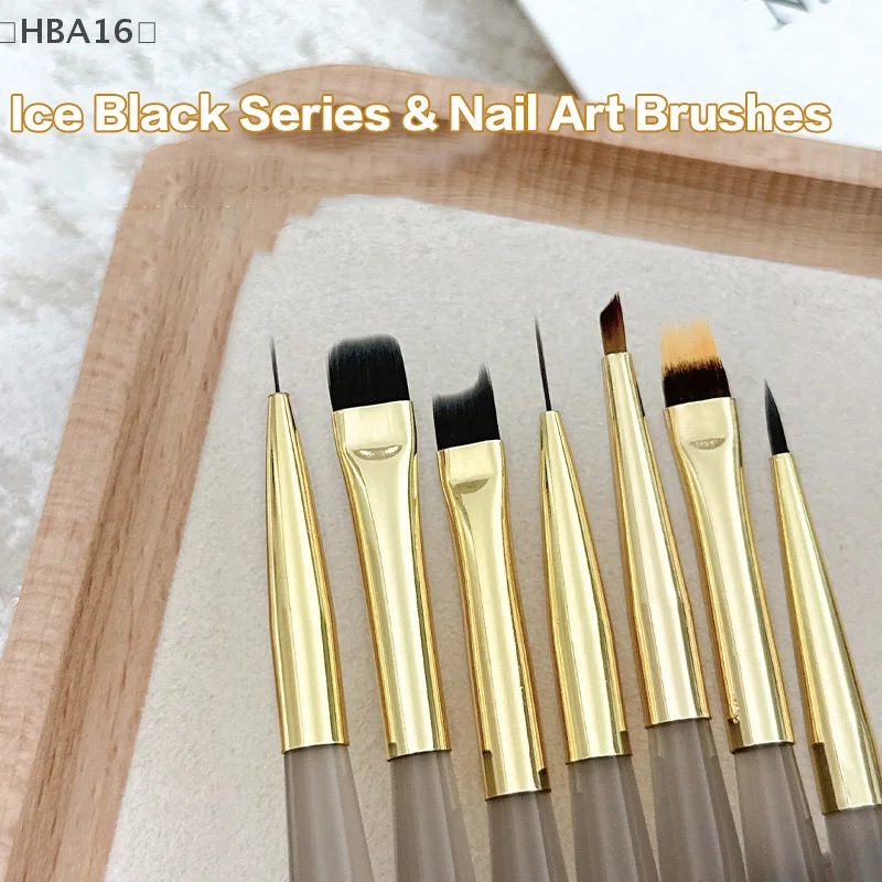 〔HBA16〕Nail Art Pen Nail Construction Uv Gel Extension Painting Detail Brush Nail Tools DIY Nail Art Enthusiasts 5
