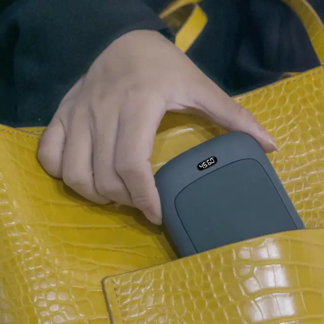 Usb Újratölthető Hordozható Mini Kézzel Melegebb Zseb Mobilteljesítmény Téli Kezek Kétoldalas Gyors Fűtés 2 In1 - Image 6