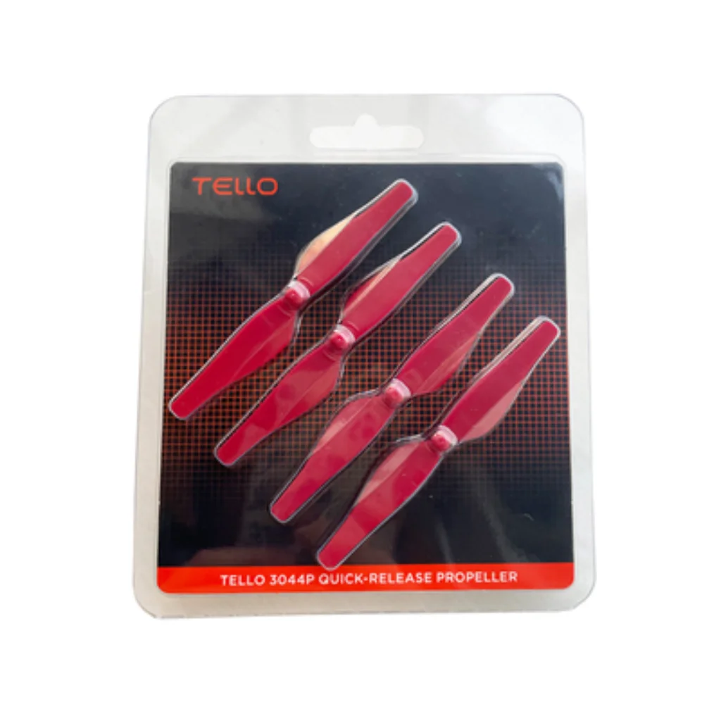 Nuove Eliche Rosse Di Ricambio Da 4 Pezzi Originali 3044P A Sgancio Rapido Per Ryze Dji Tello Drone