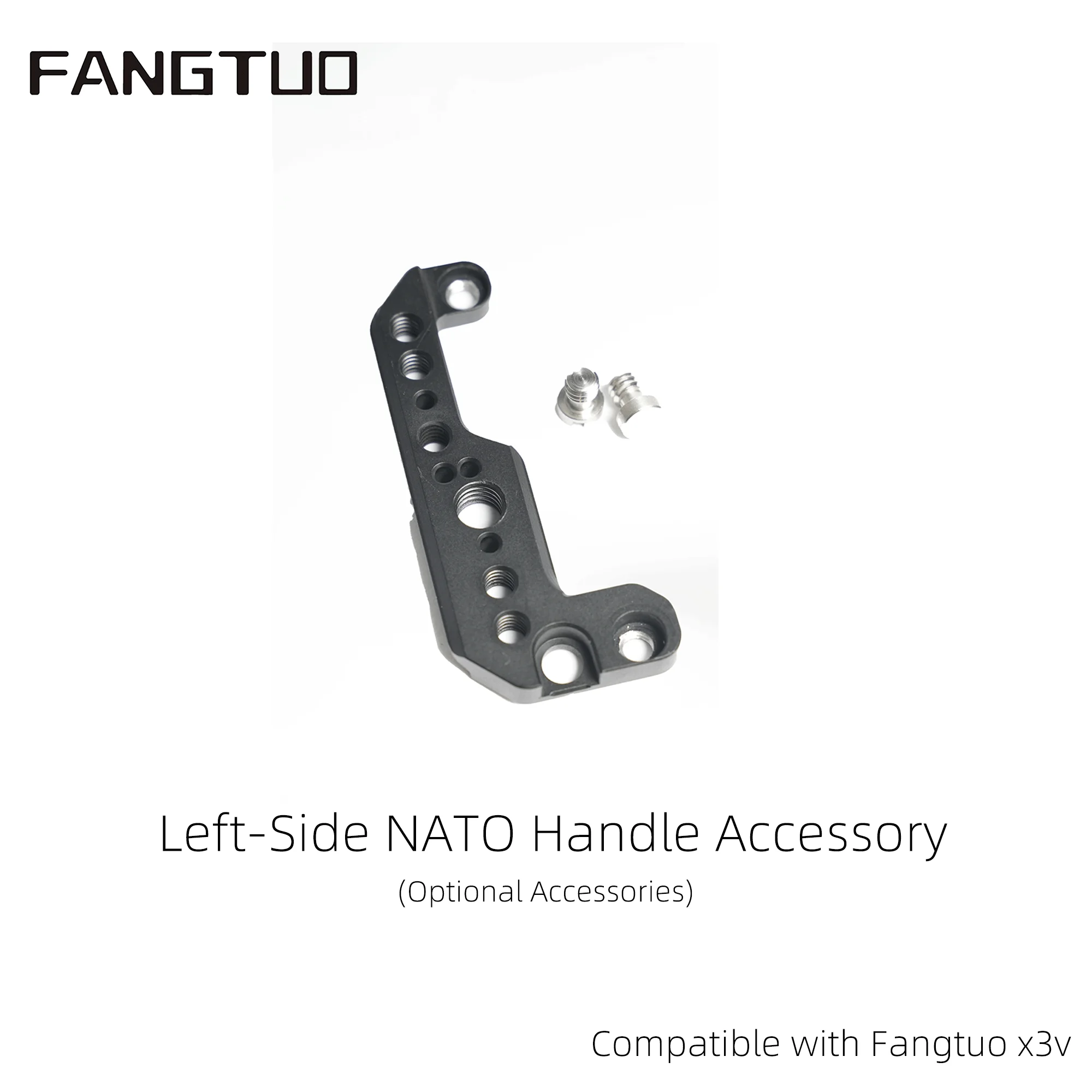 X3V Aluminum Alloy Component for NATO Handle FX3 Cage Accessories, Left-Side Ded