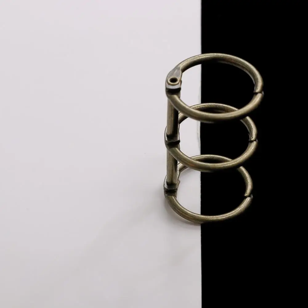 2pcs Hot Vintage Fashion Refillable Stationery Spiral Ring Loose Leaf Ring Notebook Binder