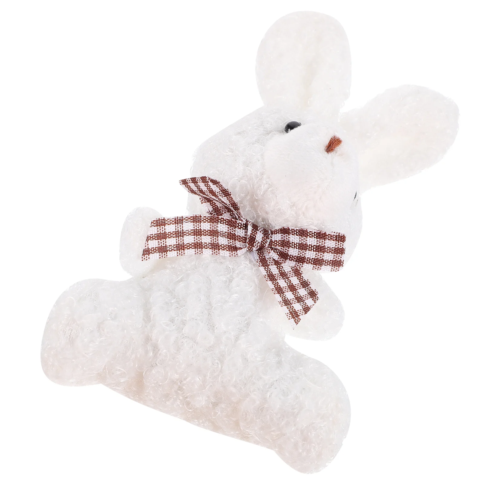 

Accessories for Adorable Stuffed Bunny Decorative Keychain Hanging Flannel Fluffy Child Bag