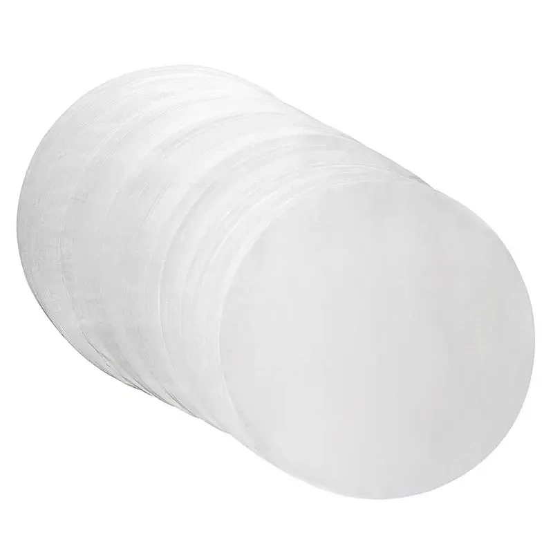 500pcs Round Parchment Paper Liners Safe Oven and Electronic BBQ Grill Wax Paper Hamburger Patty parchment baking paper burger patty paper