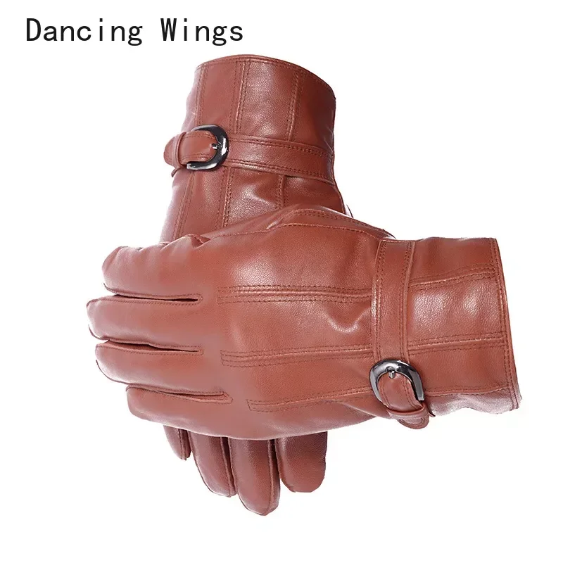 

Winter Woman Genuine Leather Gloves Female Thickening Keep Warm Sheepskin Gloves Women's Fashion Gloves