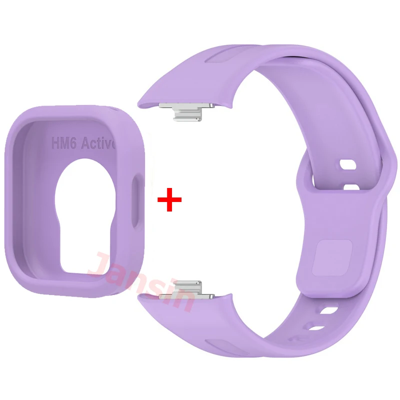Sports Silicone Band with Protective Case for Smartwatch - Universal Fit Strap and Case Accessories