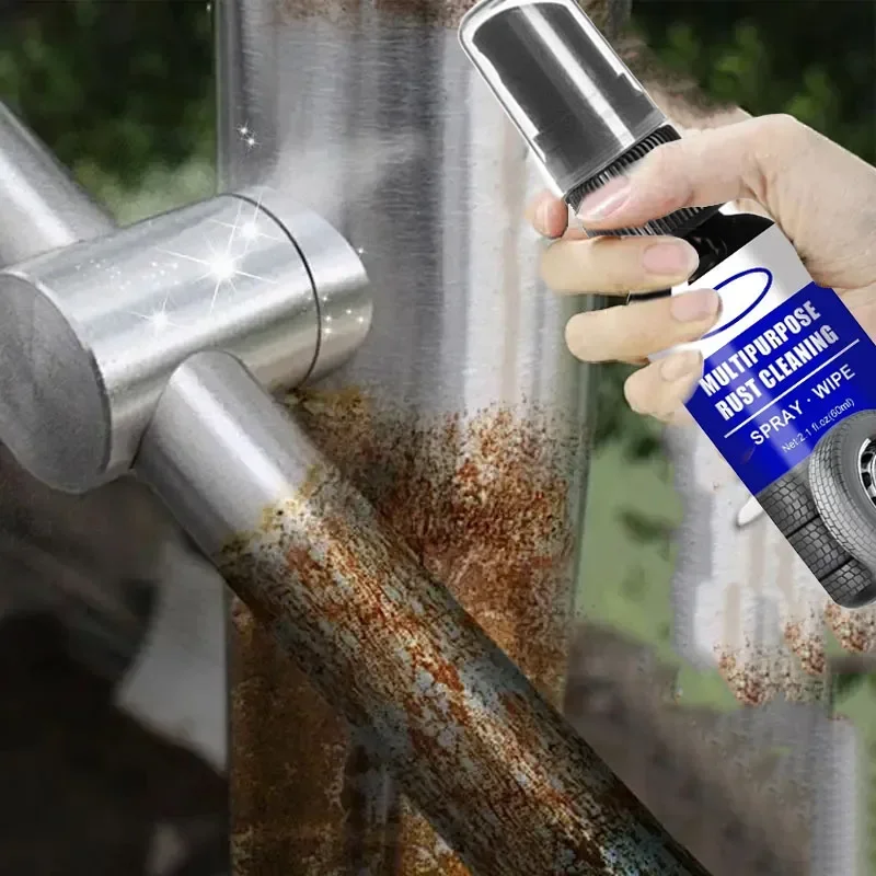 Heavy-Duty Metal Rust Remover Ultra-Concentrated Rust Remover Spray 500ml Powerful Metal Rust Remover Car Maintenance Cleaning 2