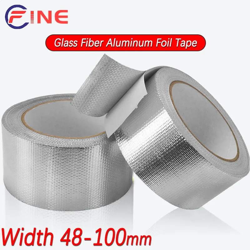 GlassFiberClothAluminumFoilTapeHighTemperatureResistantSmokeExhaustPipeKitchenSink