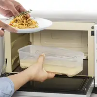 Safe Spaghetti Cooker Box Microwave Pasta Cooker with Strainer Lid Food Grade High Temperature Resistant Noodle Cooking Box 3