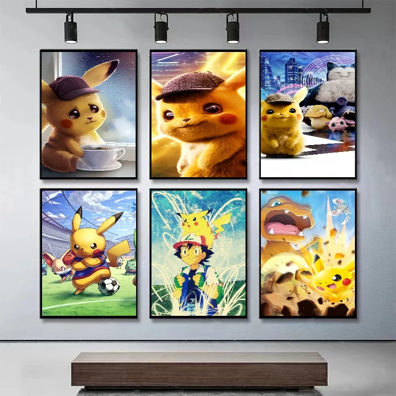 

Pokemon Painting Pikachu Watercolors Home Decor