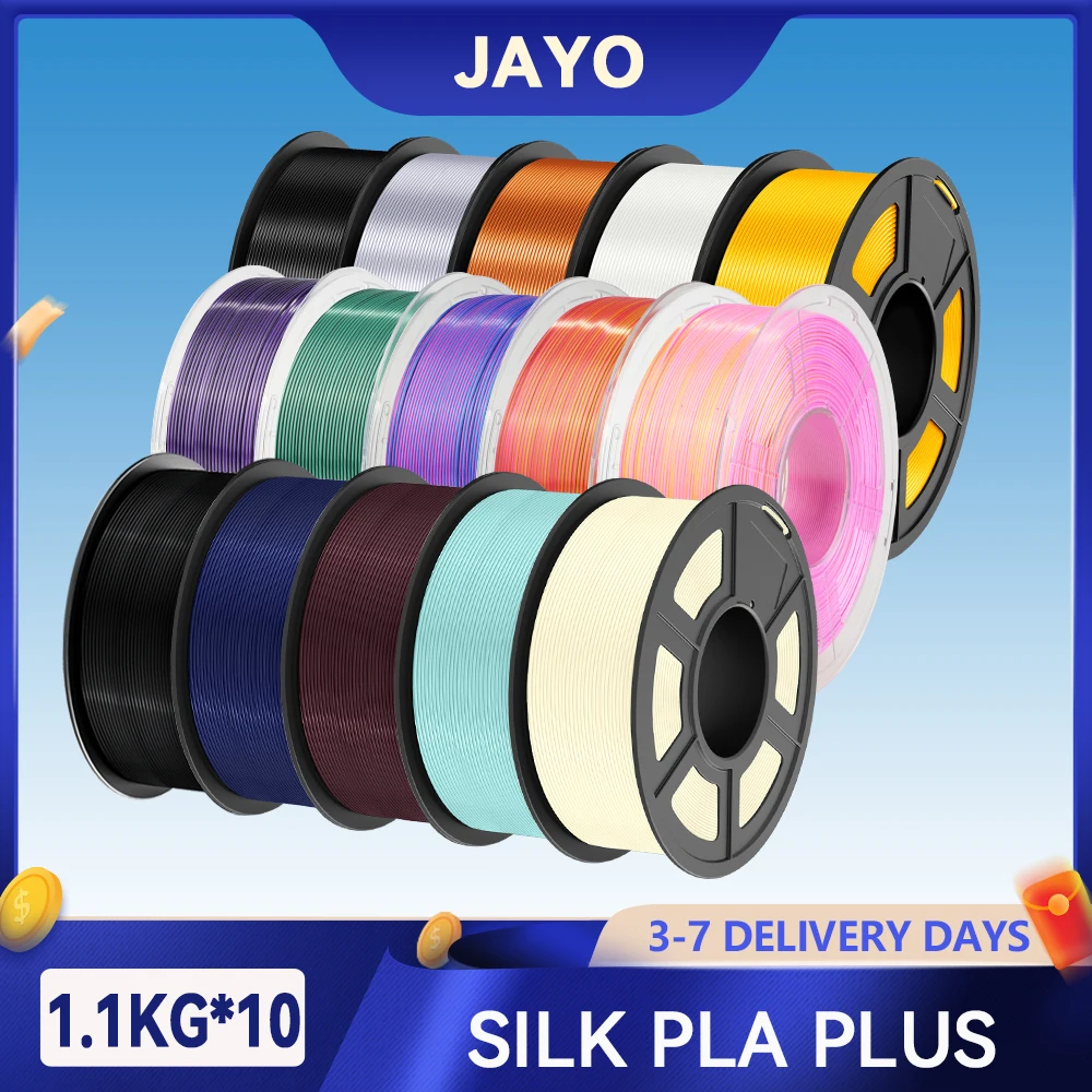 JAYO 3D Silk Pla Plus/doble y triple colores seda/TPU-SILK filamento de ...
