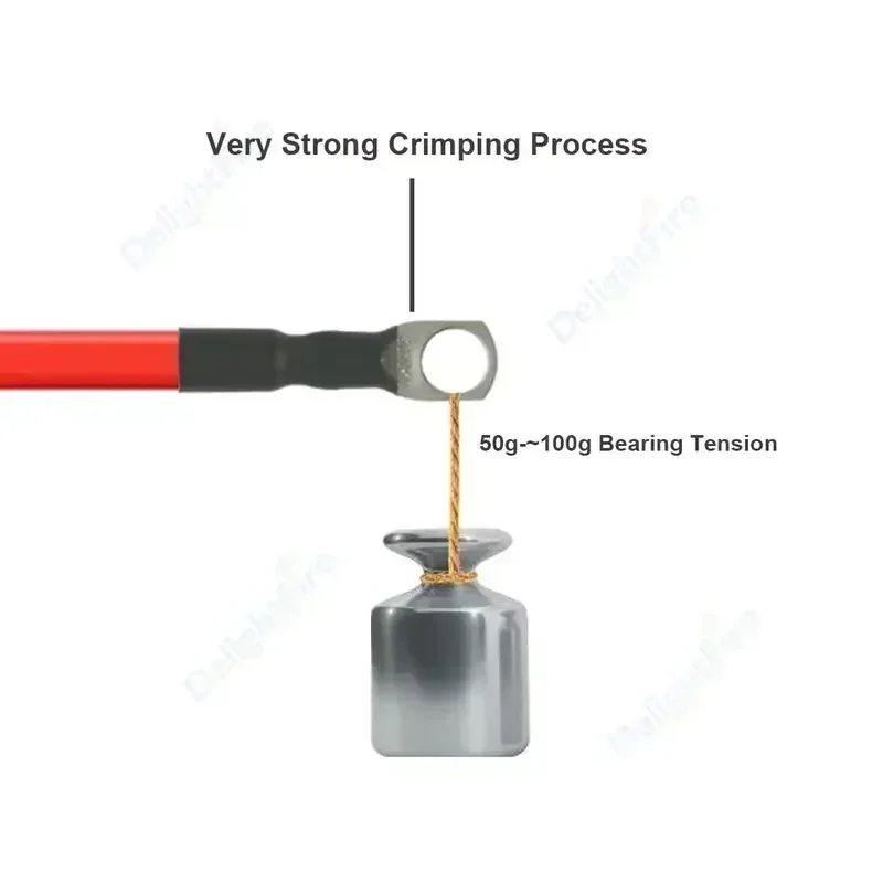 Premium Silicone Battery Cables with Lug Rings