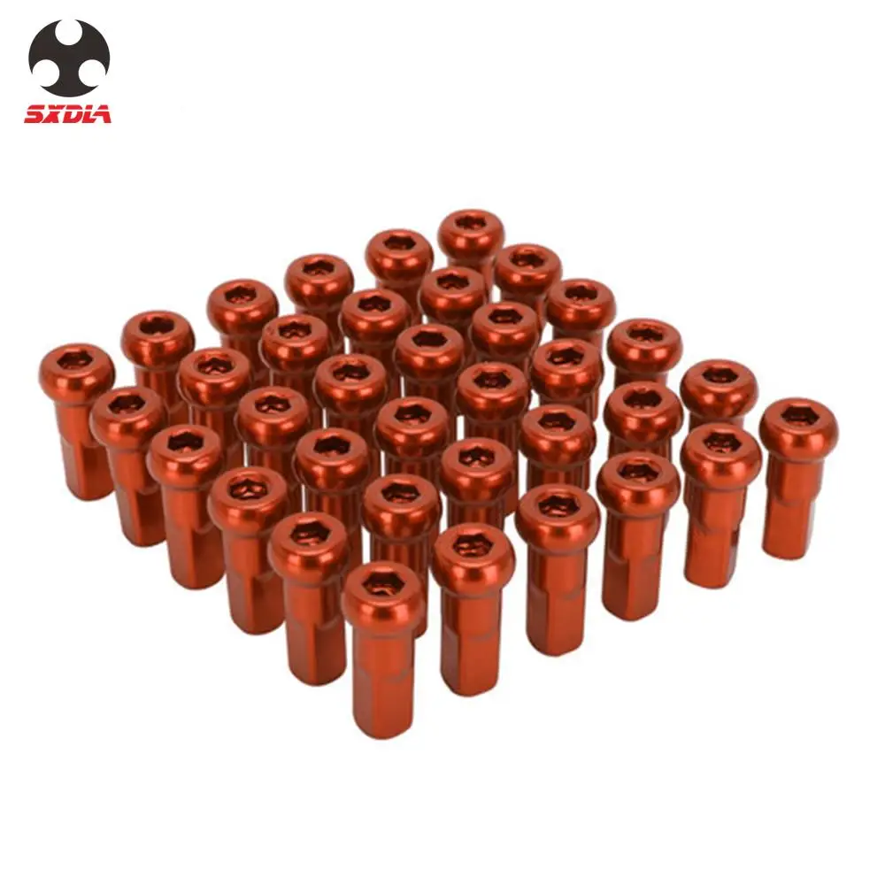 Motorcycle Aluminum 3.5mm 4mm 8g 9g Nipples For Front Rear 21" 19" 18" 17" Sopkes For HONDA CR CRF 250R 450R CRF250R CRF450R