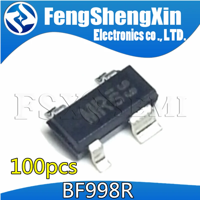 

100pcs/lot BF998R SOT-143 transistor bf998 MRS MOW MOP N_Channel MOSFET Tetrode