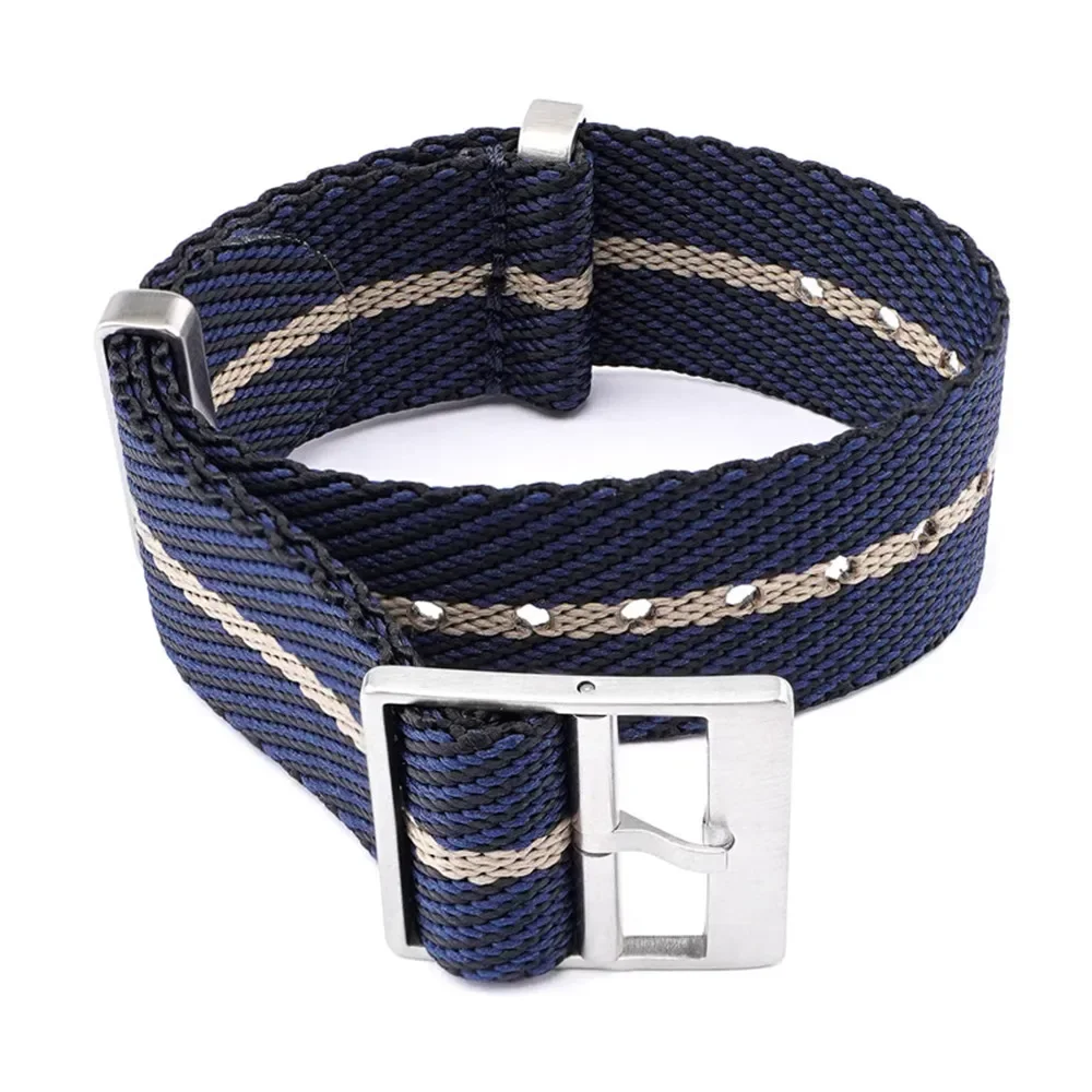Premium Braided Nylon Canvas Watch Band – Soft, Sporty, Waterproof Strap