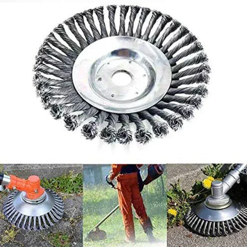150mm Steel Wire Wheel Grass Trimmer Head For Lawn Mower