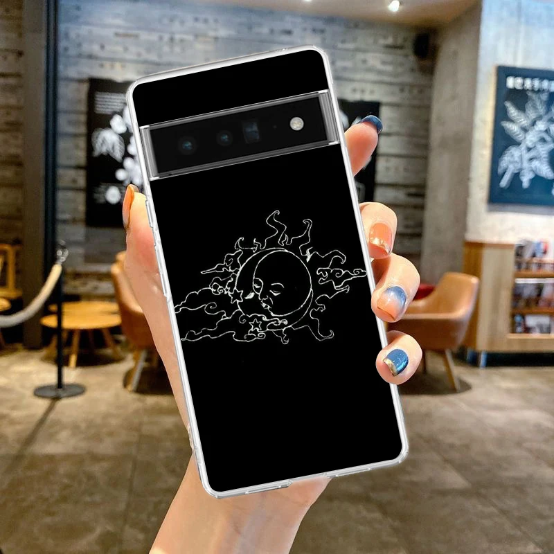 Starry Sky Shockproof Silicone Phone Case - Transparent Protective Cover