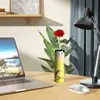 Spring Family Bud Vases Hand Painted Vase with Cute Character Bohemian Flower Plant Holder Boho Resin Vase Funny Humanoid Family 4