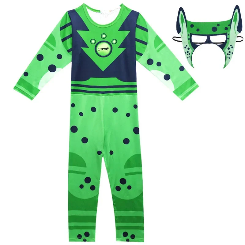 Anime Wild Kratts Cosplay Costume for Boys Girls Christmas Halloween Performance superhero cosplay costume,kids cosplay costume,kids pajama costume