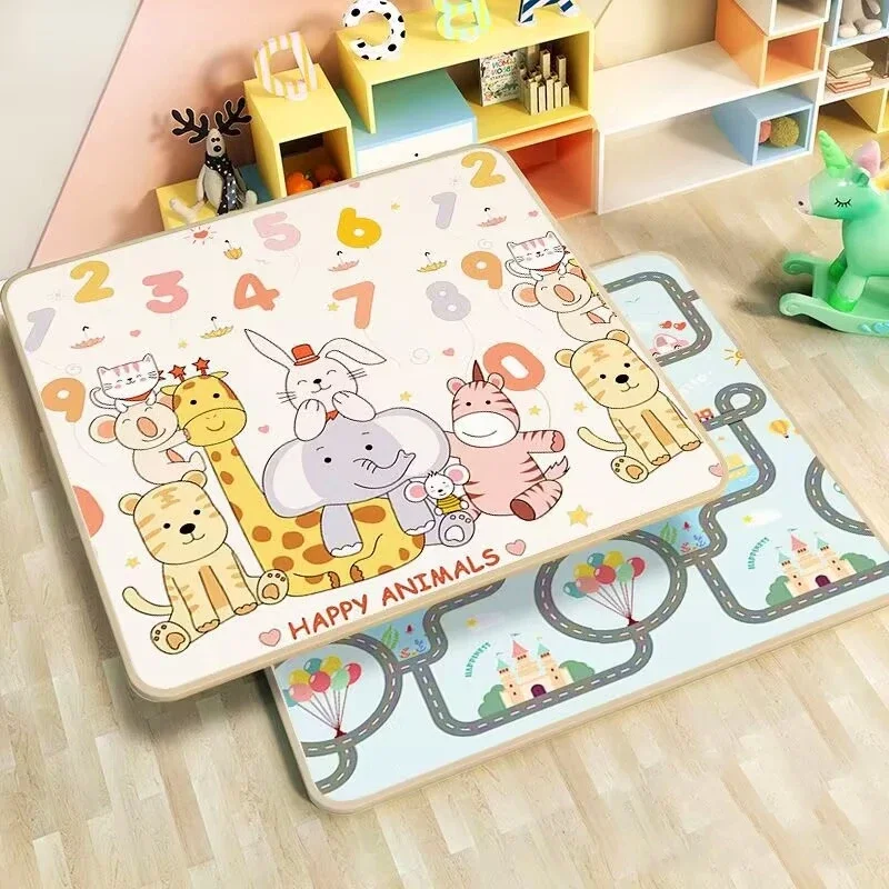 Infants 0-3 Years Old Play Mat for Children Safety Mat 1cm EPE Environmentally Friendly Thick Baby Play Mats Folding Carpet Rug