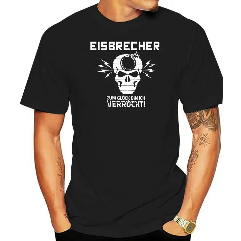 

Icebreaker Men Shirt Mens T Shirts Fashion Eisbrecher ‘Verruckt‘ T-Shirt Hip Hop