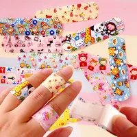 100pcs/lot Cartoon Patterned Wound Strips Curitas for Children Kid Patch Hemostasis Band Aid Adhesive Bandages Emergency Plaster 1