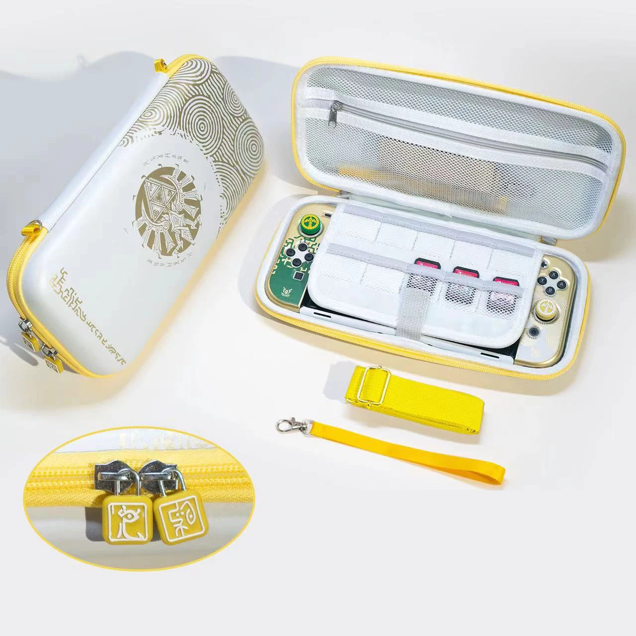 Nintendo Switch/OLED 용 교체 하우징 쉘 ZD Tears of The Kingdom 한정판 케이스 뒷면 커버 DIY 수리 부품