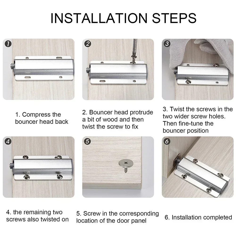 Metal Push To Open Cabinet Door Catch