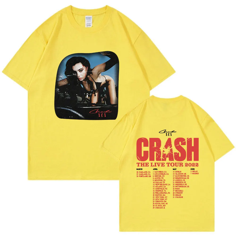 Charli Xcx Crash The Live Tour T Shirt Men Women Clothing