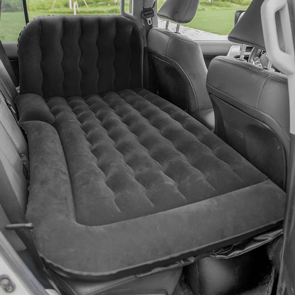 Inflatable Air Bed Car Sleeping Mattress Inflatable Camping Mattress Camping Mattress Car Inflatable Bed For SUV/ Truck/ Van Travel Air Bed Portable Inflatable Mattress Set with Storage Bag & Air Pump
