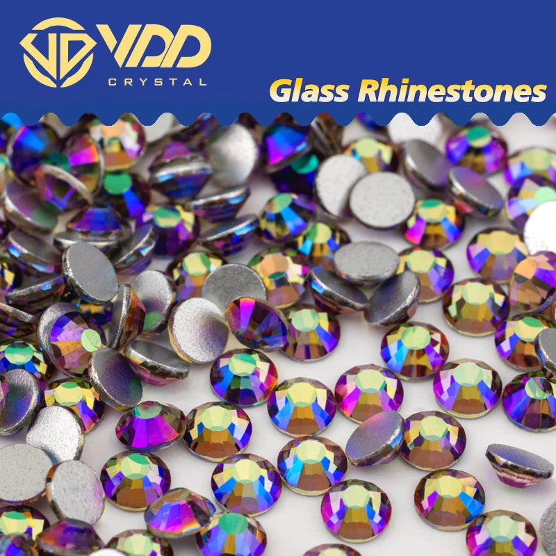 VDD 224 Ghost Dream Neue Farbe Nicht-Hotfix Glas Strass Kristall Flatback Strass Glitter Steine Für Nail art DIY Dekorationen