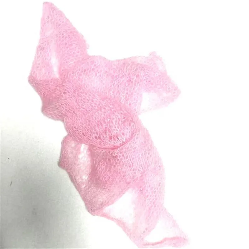 65*35 cm Mohair Soft Wrap Newborn Photography Props Basket Filler Photographic Background Blanket