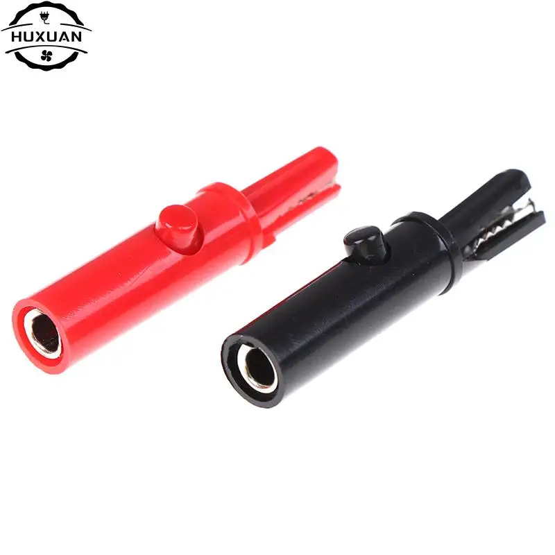 Alligator Clips Push Button Type 2Pcs for Professional Multimeter