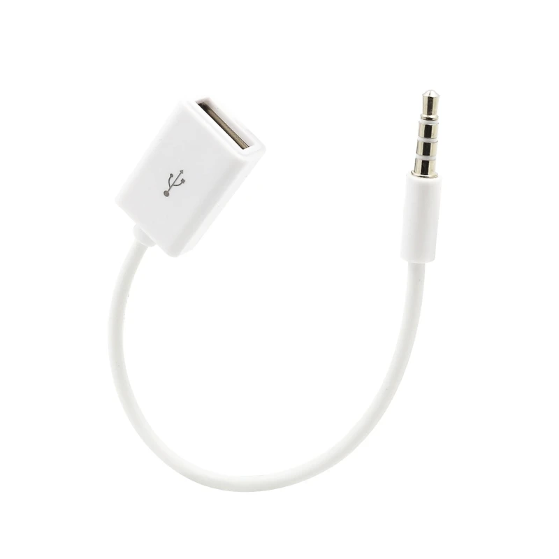 

Cable 3.5mm Male to USB Female, USB to Aux Jack Cable 3.5mm Converter Cable for Devices with AUX drop shipping
