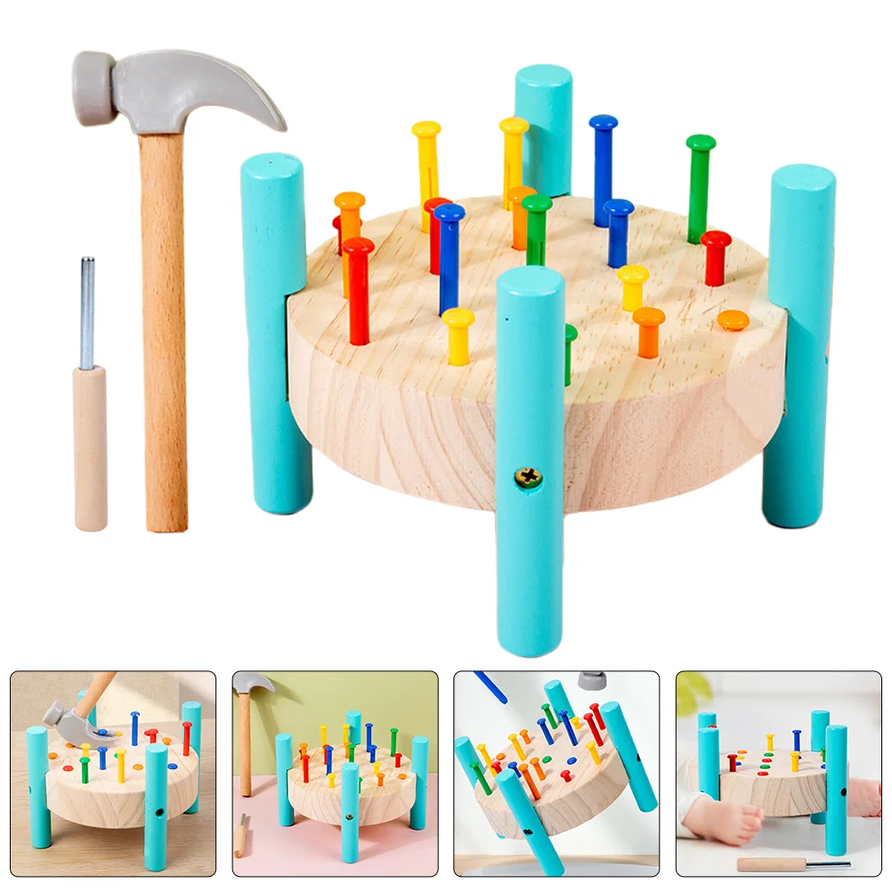 

Hammer Toy Baby Toys for Toddlers Children's Early Education Educational Nailing Table