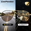 2024 New Trend Intelligent Aviation Photochromic Sunglasses Polarized Men Day Night Vision Driving Sun Glasses Male gafas de sol