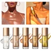 QIBEST 5 Colors Body Face Liquid Highlighter Glitter Makeup Glow Face Contour Shimmer Illuminator Ginger Highlight Cosmetics 1