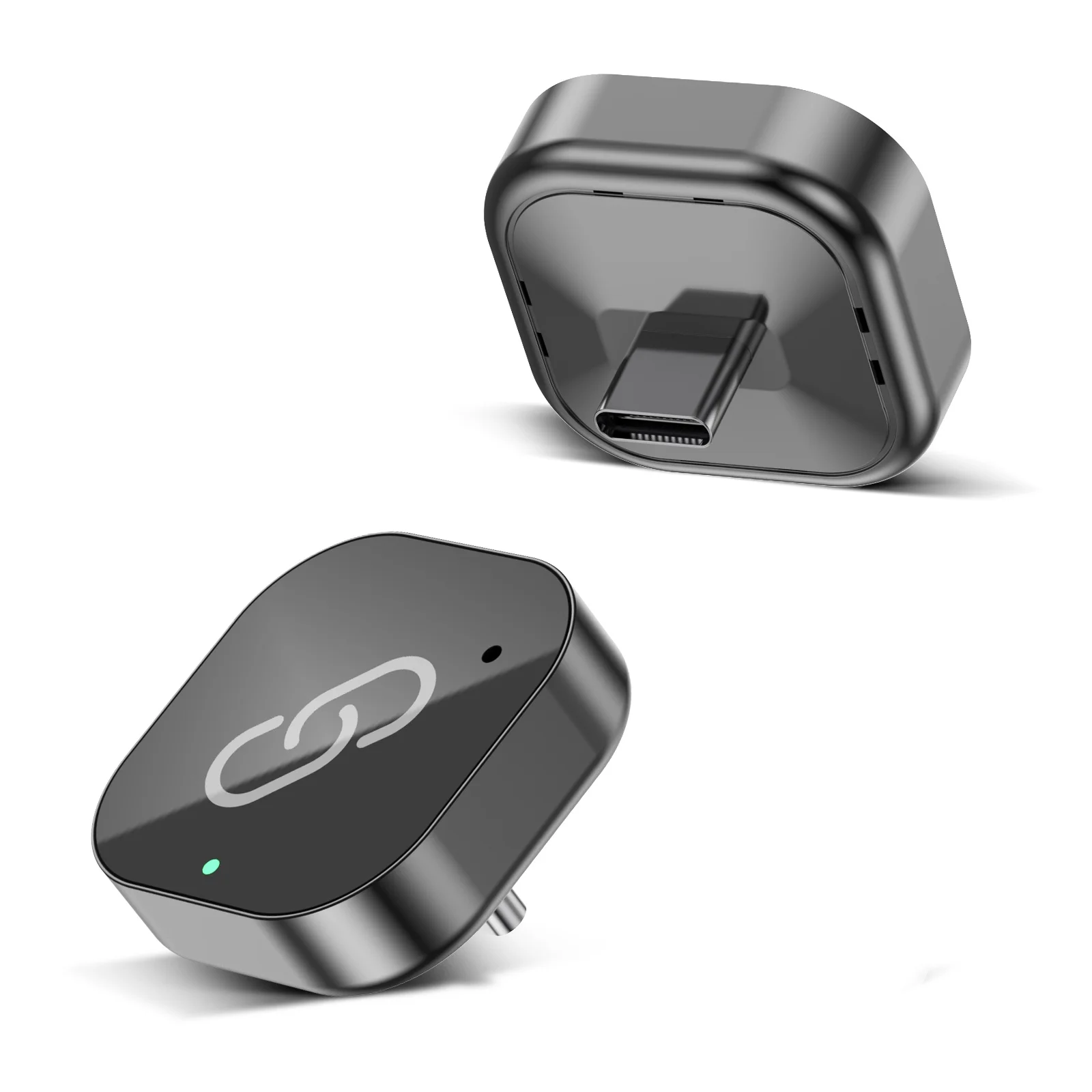 스페달 2025 최신 무선 카플레이 어댑터 USB 카플레이 & 안드로이드 오토, 타입-C 포트, 유선에서 무선으로 변환, 플러그 앤 플레이, 오토-C