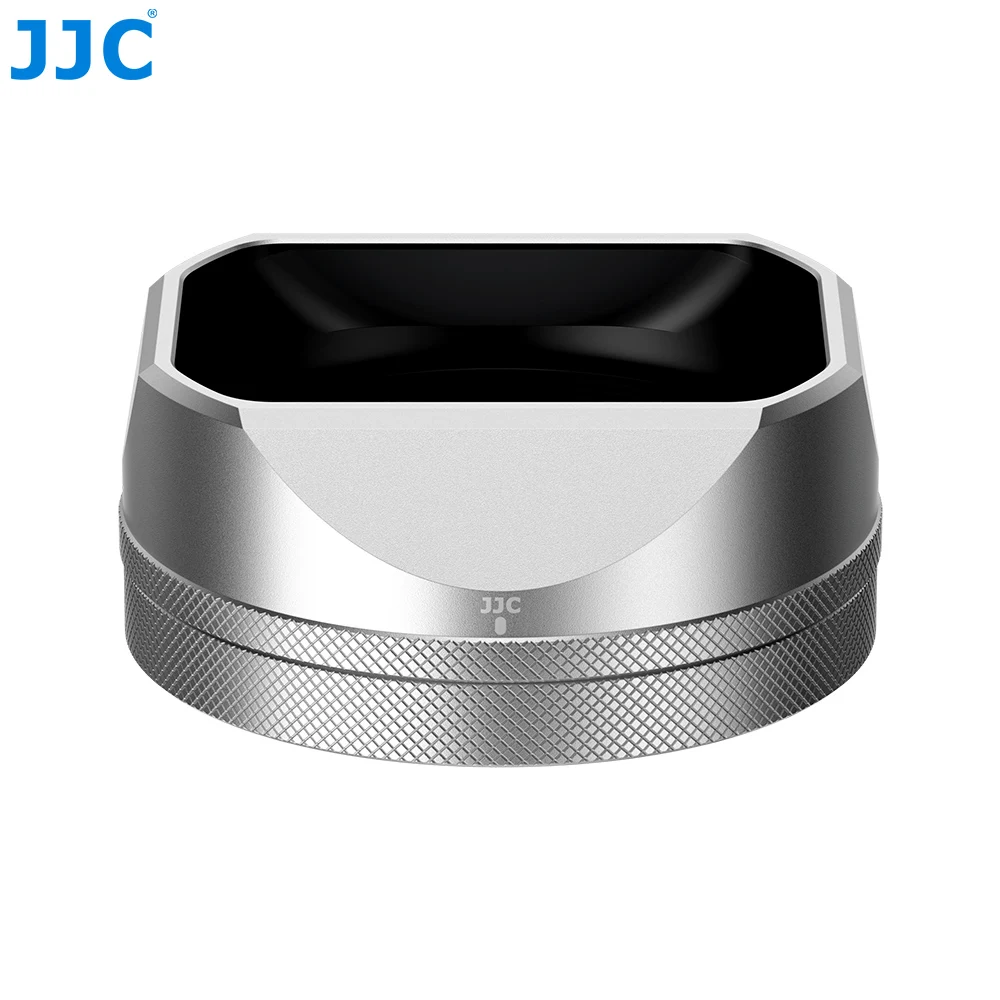 JJC Metall-Quadrat-Gegenlichtblende mit Adapterring für Fujifilm X100VI X100V Objektivschutz mit Objektivkappe – Detail 14