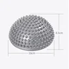16cm Yoga Ball PVC Inflatable Massage Point Half Fit Ball Balance Trainer Stabilizer GYM Pilates Fitness Balancing Massage Ball 5
