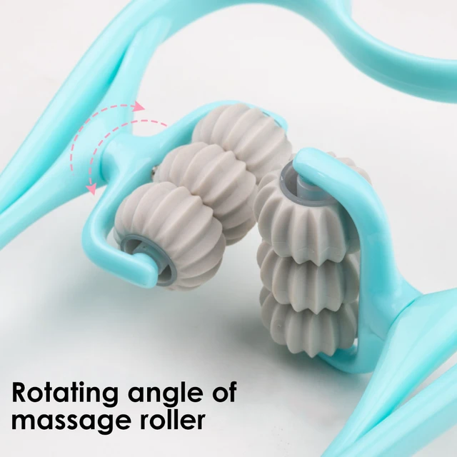 Neck Massager Roller,Handheld Massager with 6 Balls Massage Point, Neck  Pain Relief Massager for Dee…See more Neck Massager Roller,Handheld  Massager
