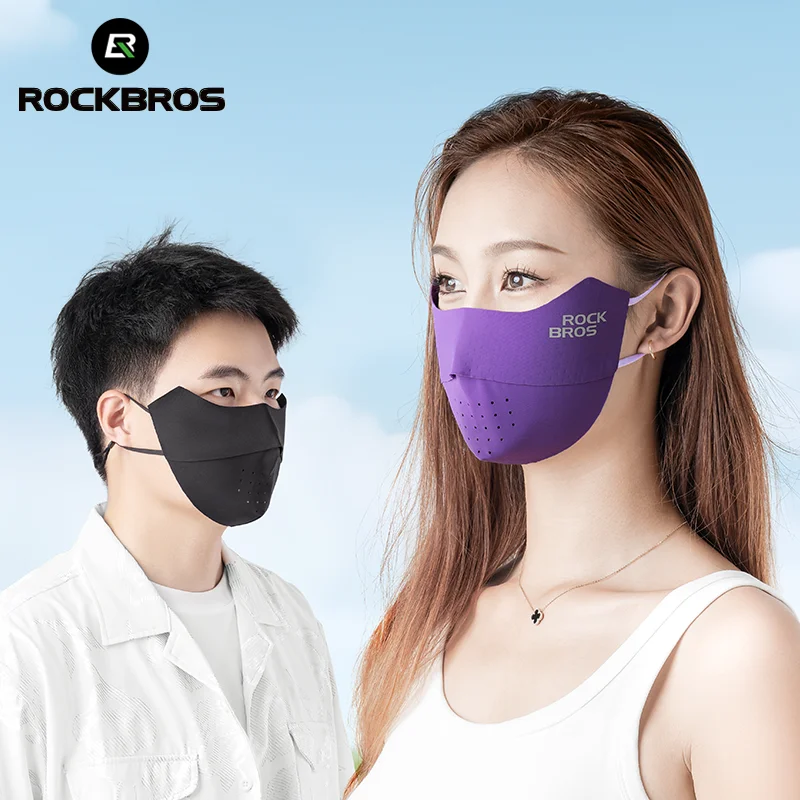 Rockbros-男性と女性のための防塵,抗UV保護付きの通気性と防塵性