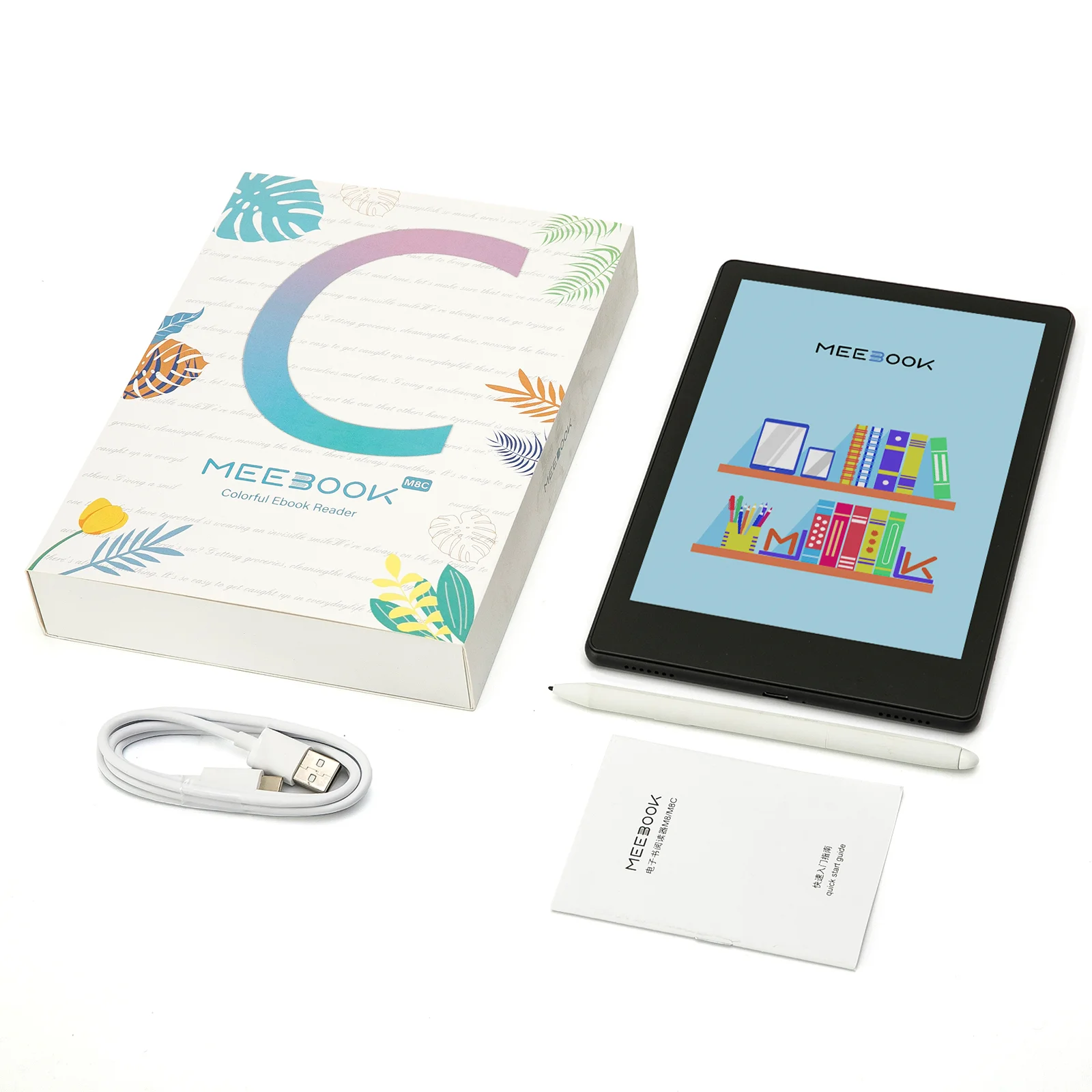 Meebook-M8CインチAndroid14電子書籍リーダー,カラーインク,Google 