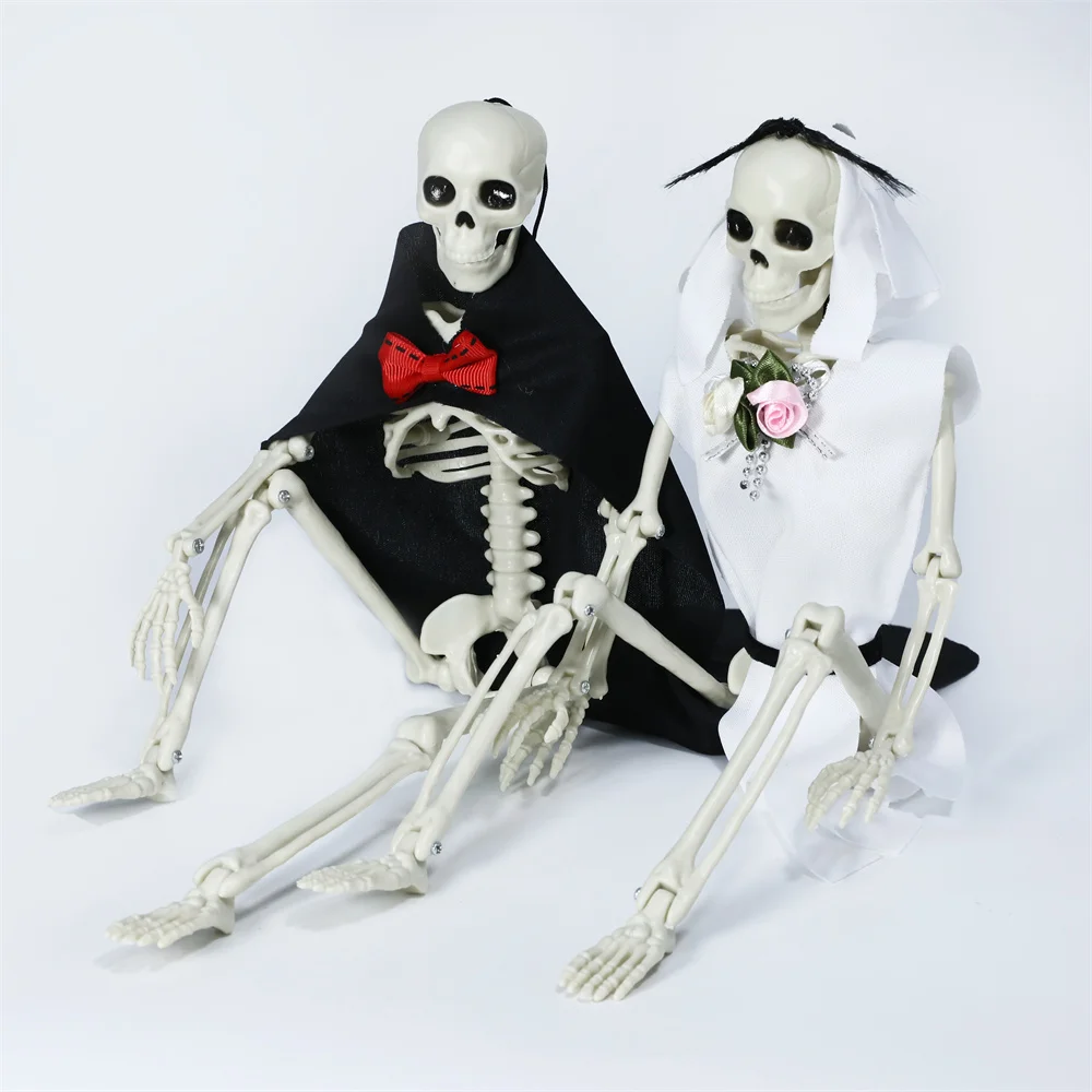 40Cm Halloween Beweegbare Skelet Nep Schedel Botten Spookhuis Opknoping Props Evil Party Decoratie Beweegbare Schedel Decor _ - AliExpress Mobile